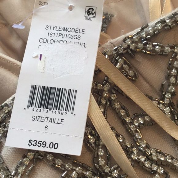 TERANI PROM dress absolutely beautiful NWT - Picture 9 of 10